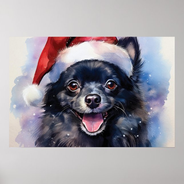 Pomchi Santa Poster (Vorne)