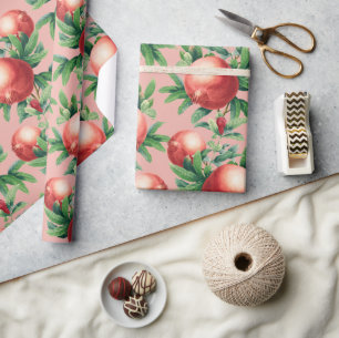 Pomegranat Muster Geschenkpapier