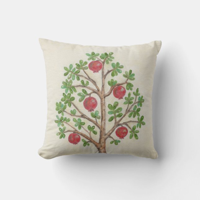 Pomegranat-Treppenkissen Kissen (Vorderseite)