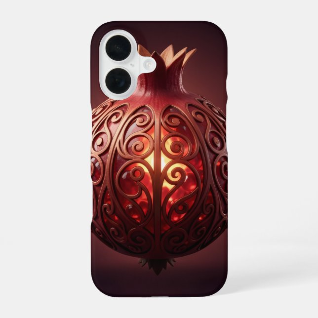 Pomegranate´10 iPhone 16 Hülle (Rückseite)