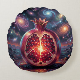 Pomegranate´2 Rundes Kissen