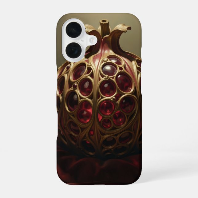 Pomegranate´9 iPhone 16 Hülle (Rückseite)