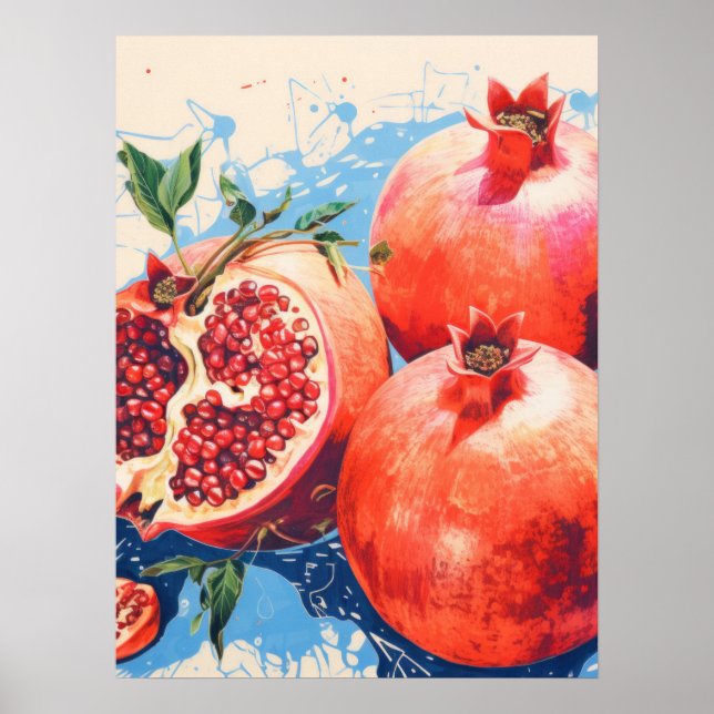 Pomegranate Grace Poster (Vorne)