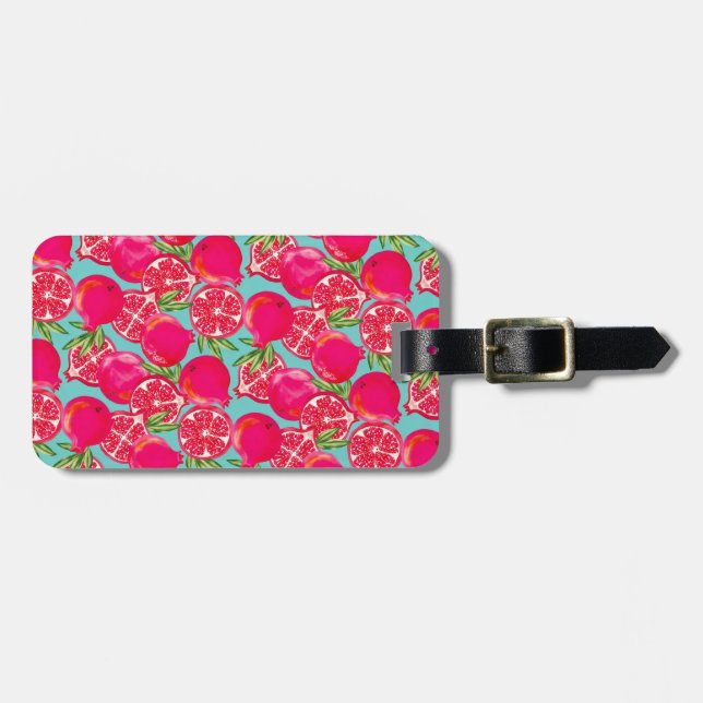 Pomegranate Painate-Gepäckmarke Gepäckanhänger (Vorderseite horizontal)