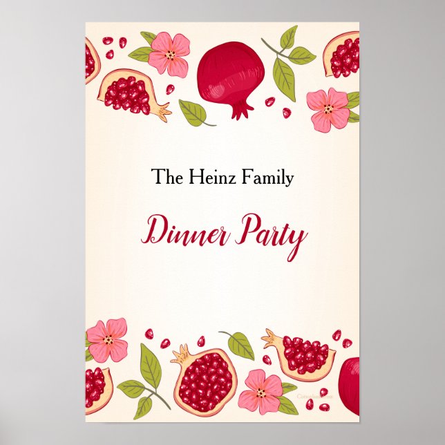 Pomegranate Poster (Devant)