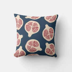 Pomegranate seamless pattern,background with pomeg kissen