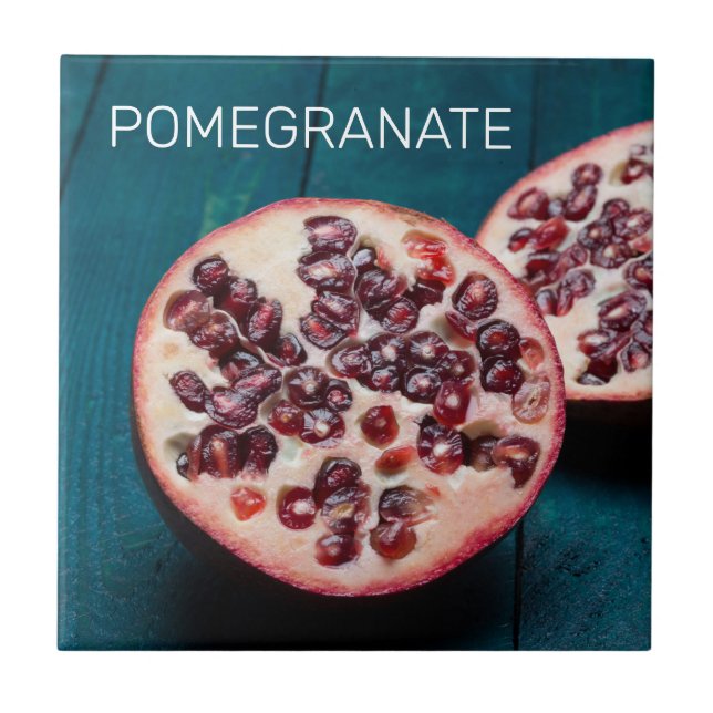 Pomegranate Vegan Obstkorb Gourmet Feinschmecker S Fliese (Vorderseite)