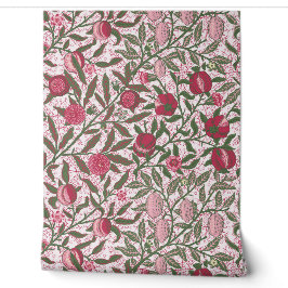 Pomegranate William Morris magenta Wallpaper Tapete