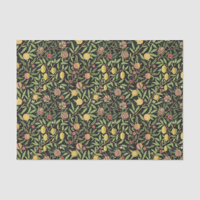 Pomegranate William Morris Original Black Tissue P Seidenpapier (Vorderseite)