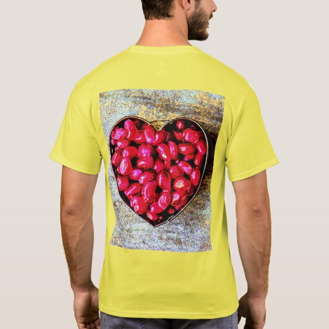 "Pomegranates Heart Fruit" Niedliches Foto. Jetzt  T-Shirt (Rückseite)