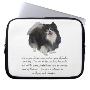 Pomeranian Andenken Männlich Laptopschutzhülle