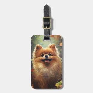 Pomeranian-Gepäckanhänger Gepäckanhänger