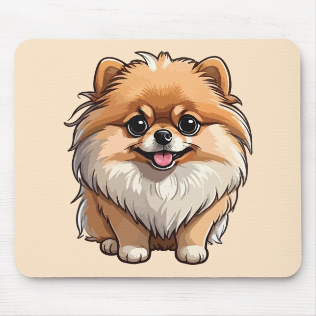 Pomeranian Mousepad (Vorne)