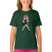 Pomeranian Rockstar-Kindert-Shirt