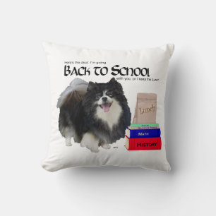 Pomeranian-Rutsch-ins-Schul-Kissen Kissen