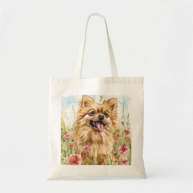 Pomeranian Tote Bag – Dog Lover Gift (Devant)
