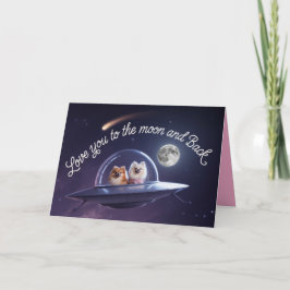 Pomeranian Valentine Card Feiertagskarte