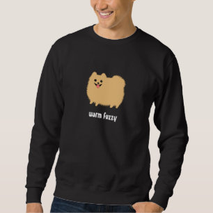 Pomeranian "Warm Fuzzy" Süßer Hund mit individuell Sweatshirt