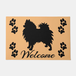 Pomeranian Willkommen Fußmatte