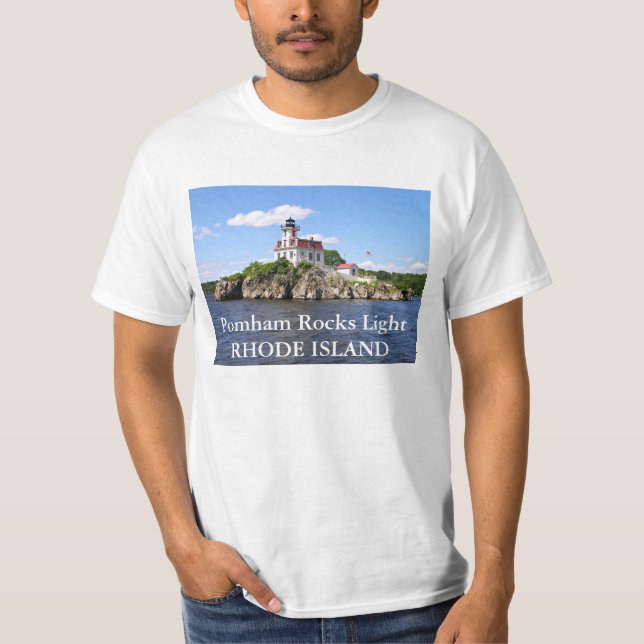 Pomham Rocks Light, Rhode Island Shirt (Vorderseite)