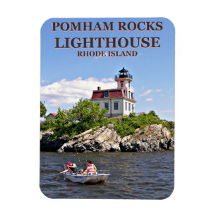 Pomham Rocks Lighthouse, Rhode Island Flexi Magnet