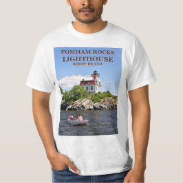 Pomham Rocks Lighthouse, Rhode Island T Shirt