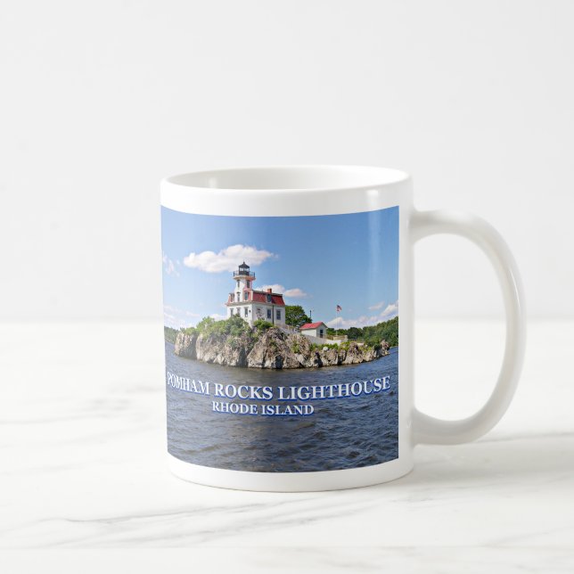 Pomham Rocks Lighthouse, Rhode Island Tasse (Rechts)