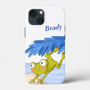 Pomme de grenouille Leaping iPhone 13 mini Coque