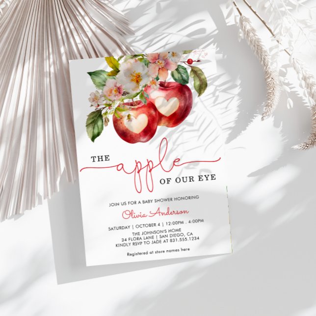 Pomme de mon oeil Baby shower Invitation (Créateur téléchargé)