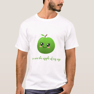 pomme de mon T-shirt oeil