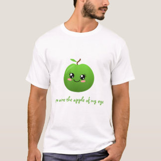 pomme de mon T-shirt oeil