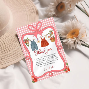 Pomme de nos yeux Baby shower de fruits Carte de r