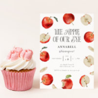 Pomme de nos yeux Invitation fête d'anniversaire
