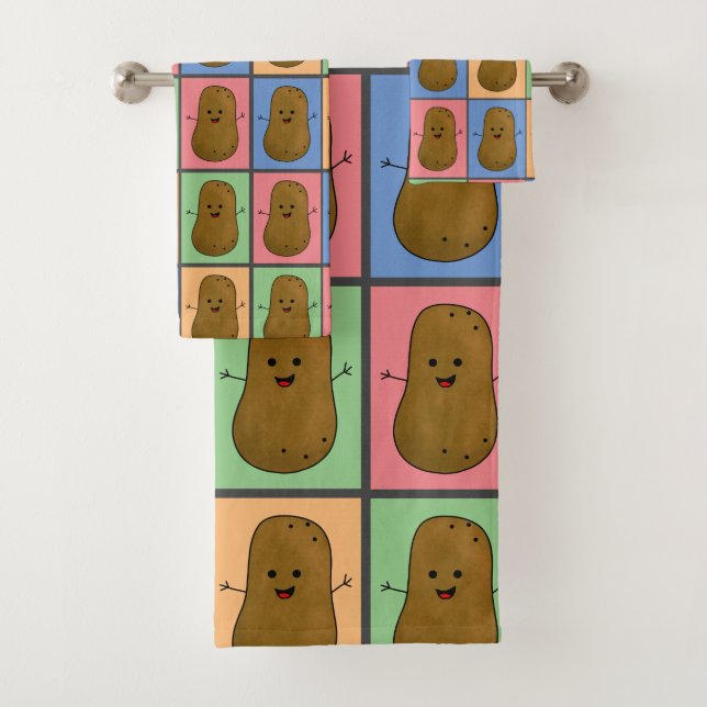 Pomme de terre style pop art (En situation)