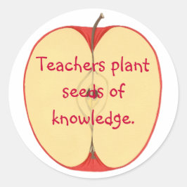 Pomme, Enseignants Plante Graines de Stickers de C
