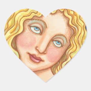 POMME ET EVE FOLK ART STICKERS BILLETS
