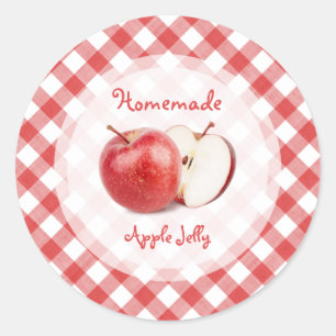 Pomme Jam Jelly ou Applesauce autocollant