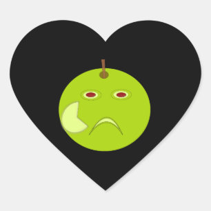 Pomme mal avec Scar Halloween Stickers