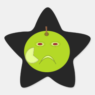 Pomme mal avec Scar Halloween Stickers