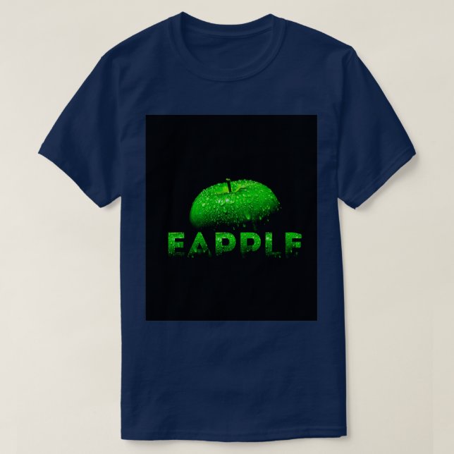 Pomme pomme pomme foncé TShirt classique (Design devant)