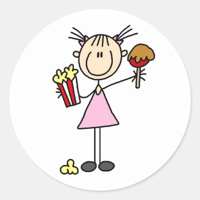 Pomme Popcorn Et Caramel Au Sticker Fair (Devant)