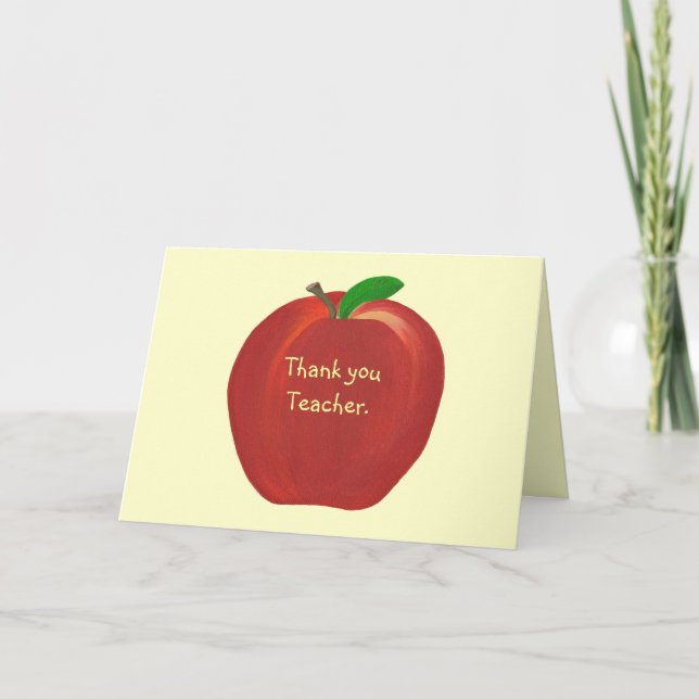 Pomme Rouge, Cartes Merci Maître (Devant)