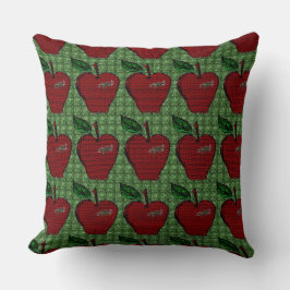 Pomme rouge/Monnaie de Pays Épouse Oreiller Concep