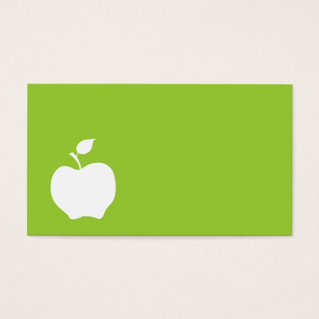 Pomme verte et blanche (Devant)