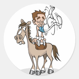 Pommel Horse Gymnastics Stickers