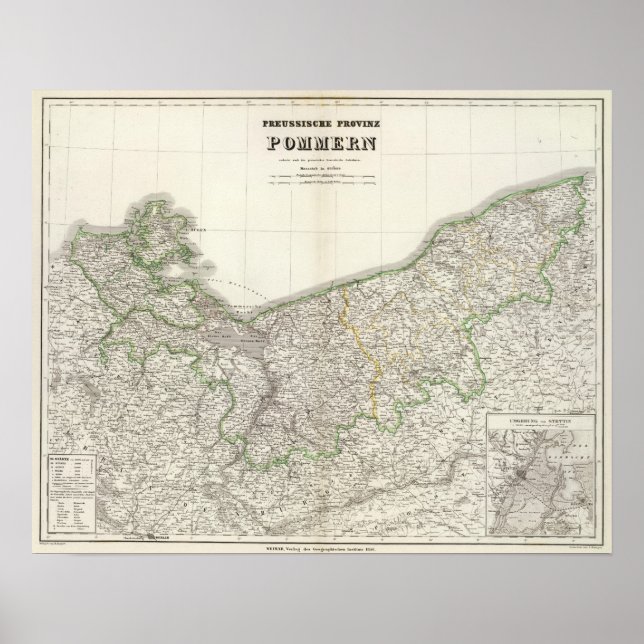 Pommern Poster (Vorne)