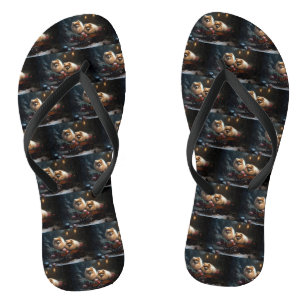 Pommernischer Schneeschlitten Weihnachtsdekoration Flip Flops