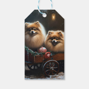 Pommernischer Schneeschlitten Weihnachtsdekoration Geschenkanhänger