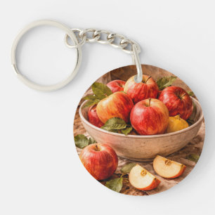 Pommes dans un bol rustique, une nature morte clas
