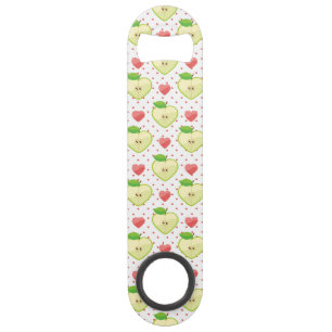 Pommes de coeur avec le pois et les coeurs roses